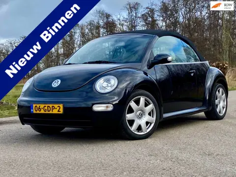 Volkswagen New Beetle Cabriolet 2.0 Highline Leder-Int Stoel-Verwarming Airco LMV 116PK Goed Onderho
