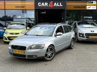 Volvo V50 2.4 D5 Edition II Sport DAKJE/LEDER/APK 24-10-2026/VOL OPTIE
