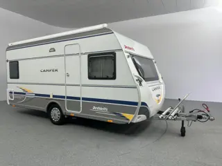 Dethleffs Camper 450 DB Cassetteluifel Mover Fietsendragers