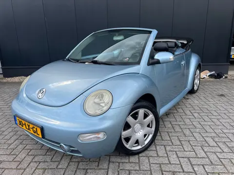 Volkswagen New Beetle Cabriolet 2.0 '03 Leer/lmv/ElecDak/stlverw