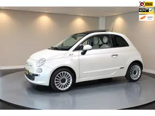 Fiat 500 1.2 Lounge *55.000Km!* Automaat|Pano|Climate|Parelmoer|NAP