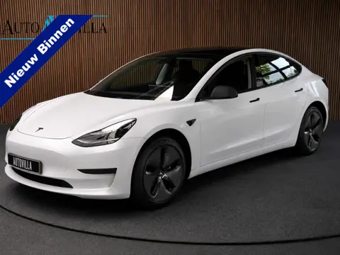 Tesla Model 3 RWD Plus 60 kWh SOH: 95.0% Panodak Full Self 3 Leer 360° ACC Climate Stuur- & Stoelver
