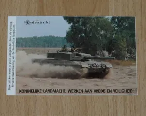 Sticker, Tank, Leopard II, KL, jaren'90.(3)