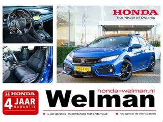 Honda Civic 1.0i VTEC EXECUTIVE SPORTPACK - AUTOMAAT - PANORAMADAK - TREKHAAK - SPOILER