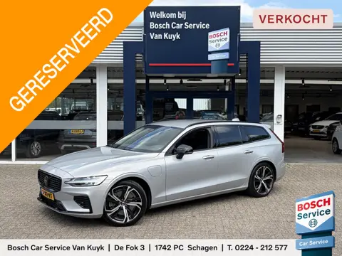 Volvo V60 2.0 T6 Plug-in hybrid AWD Plus Dark / Automaat / NL-Auto / Dealer-Onderhouden / Luxe-Nappa