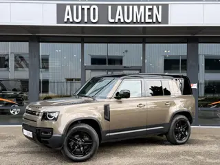 Land Rover Defender 3.0 D200 110 MHEV SE Black Pack Grijs Kenteken Panodak Luchtvering 20 Inch Leder