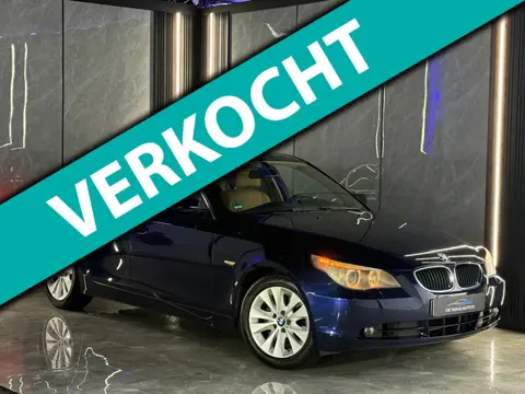BMW 5-serie 530i High Executive |Automaat|Memory|Leer|Vol Onderh|Stoelverw|Cruise|Navi|Airco|Boekjes