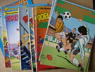 Voetbal stripboeken adv. 557