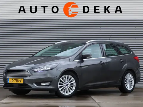 Ford Focus Wagon 1.5 EcoBoost Titanium Automaat *Leder*Adaptive Cruise*