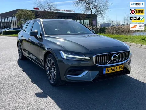 Volvo V60 2.0 T8 Recharge AWD Inscription, Aut, Trekhaak, Acc, Cam, Stoel-/stuurverw, 1e eig afk, Ge
