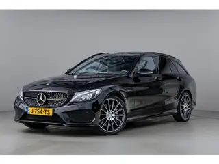 Mercedes-Benz C-klasse Estate 450 AMG 4MATIC Stage2 438pk Pano-dak|Nightpakket|Camera|Alcantara|Elek