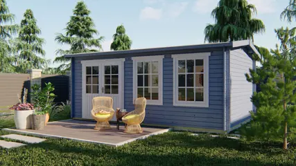 Blokhut - Tuinhuis Sophie | 40 mm | onbehandeld