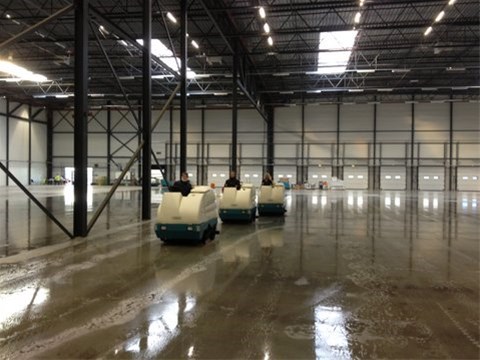 Reinigen Bedrijfshal