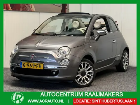 Fiat 500C 1.2 LOUNGE AIRCO HALF LEDER AIRCO STUUR BEDIENING BLUETOOTH TELEFOON MEDIA VOORBEREIDING P