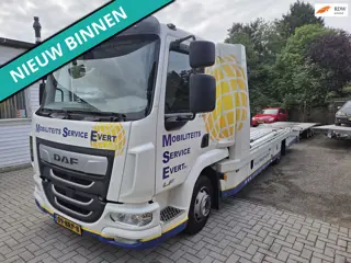 DAF LF 230 FA DAF LF AUTOTRANSPOTER MET TIJHOF DUBBEL DEKS ALTIJD DEALER ONDER HOUDEN