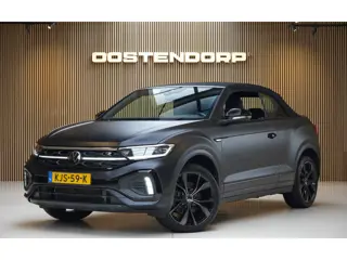Volkswagen T-Roc Cabrio 1.5TSI/150pk R-Line Edition Black (One/999) MATZWART|2024|Leder|Trekhaak|Nav