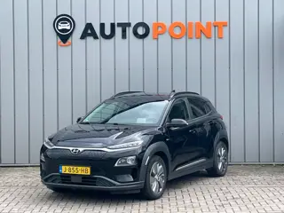 Hyundai Kona EV Premium 64 kWh SOH100%|1E EIG DEALEROND|STOEL.VRM+VERKOELING|LEER|KEYLESSGO|HEADUP|S
