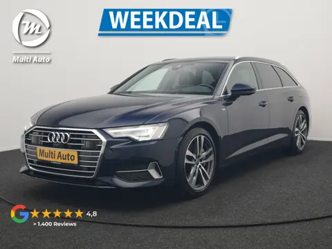 Audi A6 Avant 50 TFSI e Quattro S Line PHEV 300pk Dealer O.H. | Trekhaak Af Fabriek | Adaptive Cruis