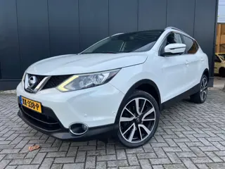 Nissan Qashqai 1.2 Tekna '16 OrgNl Leer/Navi/19'Lmv/Panodak