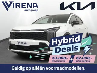 Kia Sportage 1.6 T-GDi Hybrid GT-Line - €5.000,- voordeel - Prijs incl. inruilpremie - Stoel/stuur v