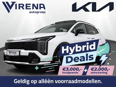Kia Sportage 1.6 T-GDi Hybrid GT-Line - €5.000,- voordeel - Schuif-/kanteldak - Stoel-/stuurverwarmi