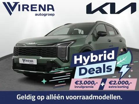 Kia Sportage 1.6 T-GDi Hybrid GT-Line - €5.000,- voordeel - Stoel/stuur verwarming - Schuif/kantelda