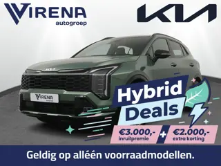 Kia Sportage 1.6 T-GDi Hybrid GT-Line - €5.000,- voordeel - Stoel/stuur verwarming - Schuif/kantelda