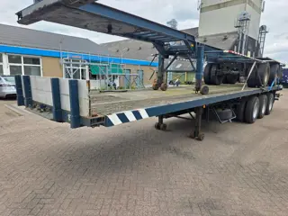 Groenewegen BPW - Drum Groenewegen 3-assige platte oplegger - BPW assen - Trommelremmen - Luchtverin