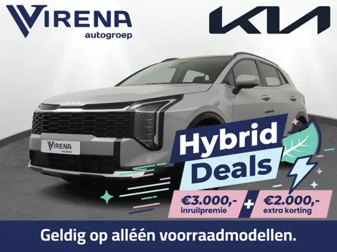 Kia Sportage 1.6 T-GDi Hybrid DynamicPlusLine - €5.000,- voordeel - Schuif-/Kanteldak - Apple Carpla