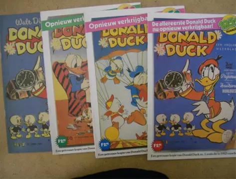 Herdrukken donald duck weekblad 1952 adv. 699
