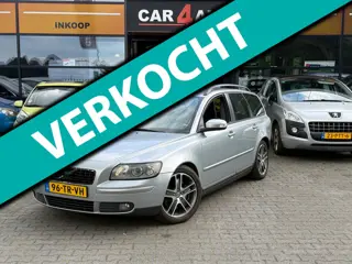 Volvo V50 2.4 D5 Edition II Sport DAKJE/LEDER/APK 24-10-2026/VOL OPTIE