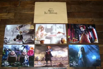 ALICE IN WONDERLAND lobbycard set.
