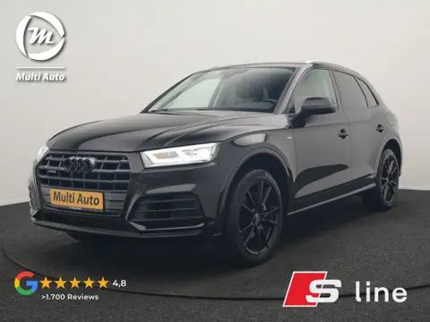 Audi Q5 50 TFSI e Quattro S Line PHEV 300pk Dealer O.H. | Trekhaak Af Fabriek | Sportstoelen Verwarm