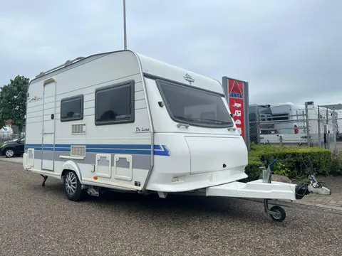 Hobby De Luxe 400 SF | Luifel | Fietsenrek | Mover Half Automaat | Vastbed | Dinette (Treinzit) | Te