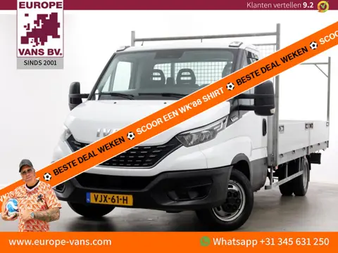 Iveco Daily 40C18 3.0 180pk HiMatic Automaat XXL Open Laadbak L459cm Trekhaak 3500kg 03-2021