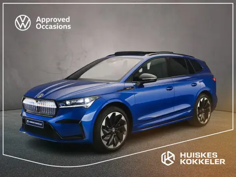 Skoda Enyaq iV 80 Sportline 204pk Automaat Trekhaak, Panoramadak, CANTON audio, Warmtepomp, Adaptive