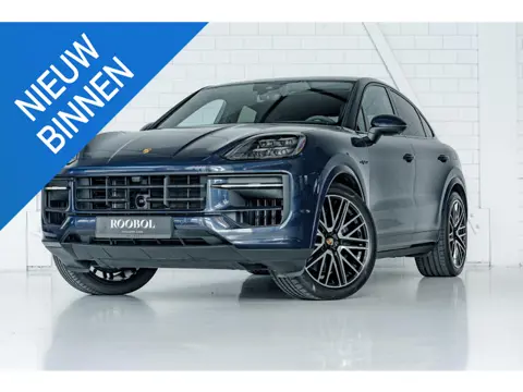 Porsche Cayenne Coupé 3.0 E-Hybrid Black Edition | Black Edition | Turbo Design Velgen | Burmester S