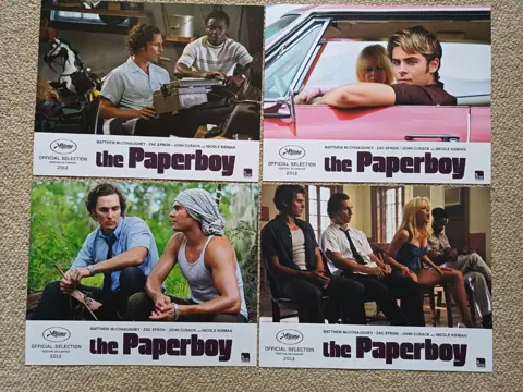 THE PAPERBOY lobbycard set.