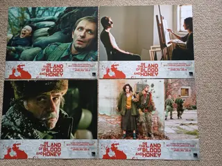 IN THE LAND OF BLOOD AND HONEY lobbycard set.