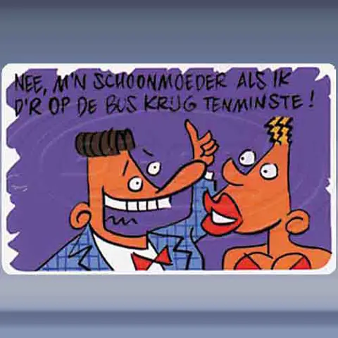 Nee mn schoonmoeder, verzamelservice (gedrukt1995)