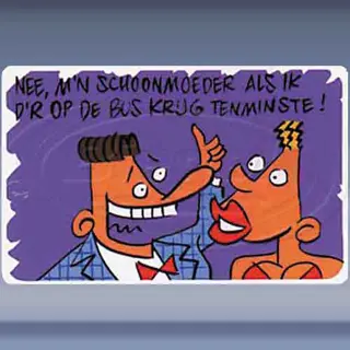 Nee mn schoonmoeder, verzamelservice (gedrukt1995)