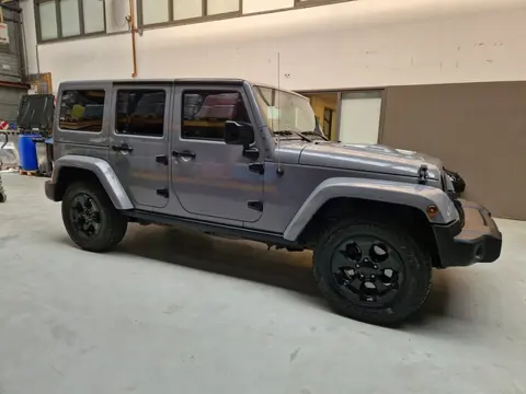 Jeep Wrangler 2.8 CRD Black Edition II GRIJZE KENTEKEN