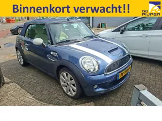 MINI Cabrio 1.6 Cooper S ,AUTOMAAT ,LEDER, BOEKJES,NAP EN ONDERHOUDSHISTORIE