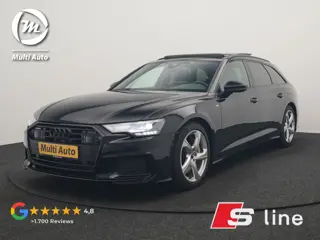 Audi A6 Avant 50 TFSI e Quattro 2x S Line PHEV 300pk Dealer O.H. | Trekhaak Af Fabriek | Panodak | A