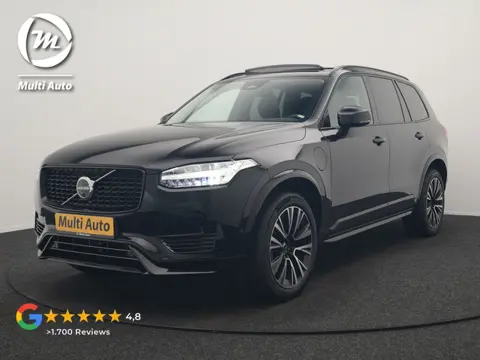 Volvo XC90 T8 Recharge AWD Plus Dark 7Persoons LONG RANGE PHEV 455pk Dealer O.H. | Trekhaak Af Fabri
