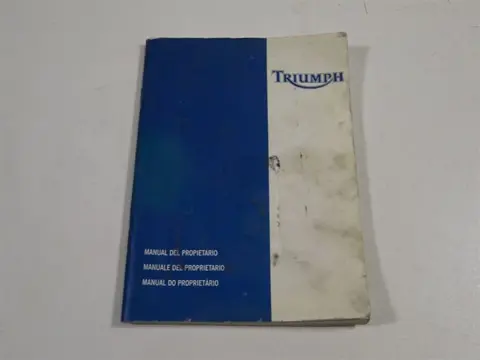 INSTRUCTIEBOEKJE Triumph 955 daytona 1999 - 2001