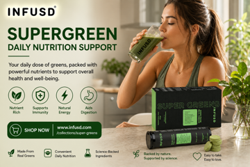 Supergreen Daily Nutrition Support – Shop Now | Infusd