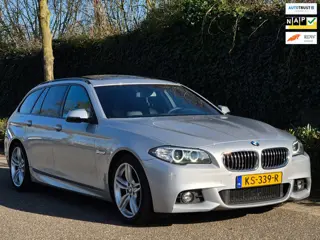 BMW 5-serie Touring F11 M Sport Panorama Elek. Stoelen Leder Navigatie Pro TOP STAAT NAP NL 520i M S