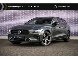 Volvo V60 2.0 T6 Plug-in hybrid AWD Ultra Dark | Panoramadak | Head Up Display | Donker Glas | Sport