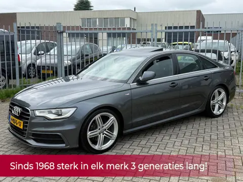 Audi A6 Limousine 2.8 FSI Pro Line Plus 204PK 3x S-LINE! NL AUTO NAP 1E EIGENAAR! LUCHTVERING l 20'L